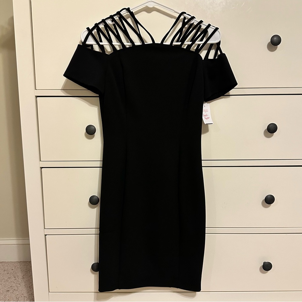 Guess Strappy Black Dress NWT